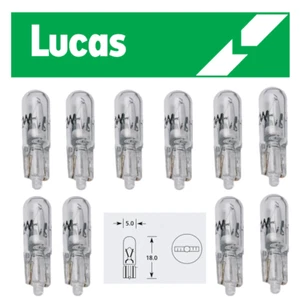 Lucas - 12V 2,3W W2x4,6d T5 - 284 - Glühbirne - Armaturenbrett / Panel - LLB284 x10 - Bild 1 von 1