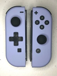 NEW Nintendo Switch Custom Joy-Con Soft Touch Purple Joy Cons Controllers D-PAD - Picture 1 of 14