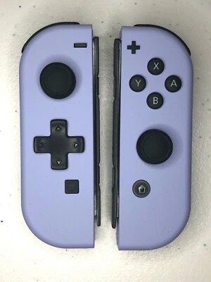 NEW Nintendo Switch Custom Joy-Con Soft Touch Purple Joy Cons Controllers D-PAD - Image 1 of 4