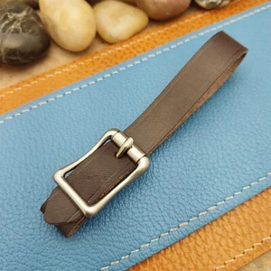 Englische Trense Leder Vintage Taschenuhr Anhänger Armband mit hochwertiger massiver Schließe - Bild 1 von 4