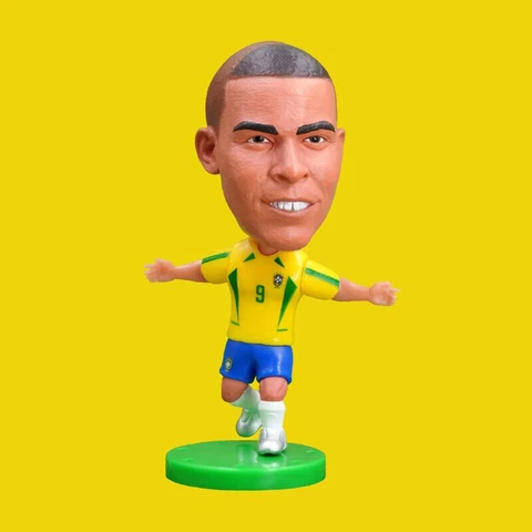 Ronaldo de Lima Action Figure Statue Brazil Deck Neymar Doll Model Football Toy Cover
