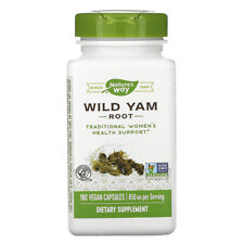Nature's Way Wild Yam Root 425mg 180 Veg Caps | Zdrowie kobiet Równowaga hormonalna