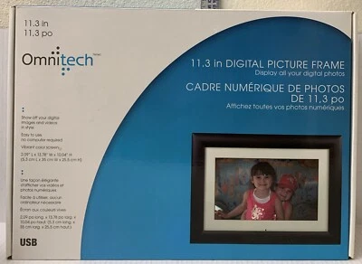 Omnitech 11.3 in Digital Photo Frame  - Image 1 of 4