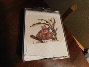Thea Gouverneur Counted Cross Sitch Kit Holland Kids Riding Turtle - Picture 1 of 8