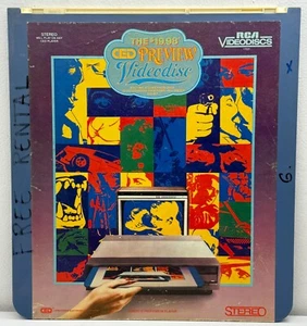 1984 The $19.98 CED Preview Videodisc RCA 17021 PROMO REEL 50+ Program Scenes - Picture 1 of 3