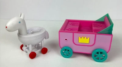 Peppa Pig Princess Peppa's Horse and Carriage (Missing Harness) Sounds Work - Image 1 of 4