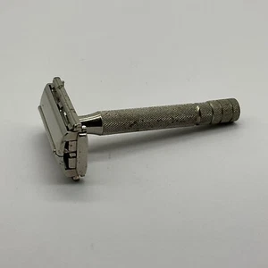Vintage 1954 Gillette Öffnung Sicherheitsrasiermesser Z 1 - Reg US Pat Off Made in USA - Bild 1 von 8