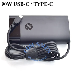 Original 90W HP USB-C Charger HP Chromebook 14 G5 11 G6 EE Type C Adapter - Picture 1 of 8