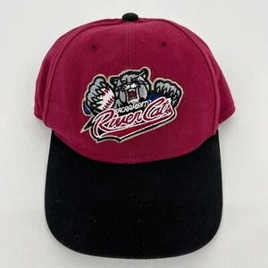 '47 Brand Strapback Hat Youth One Size Red Maroon Sacramento River Cats Baseball - Picture 1 of 8