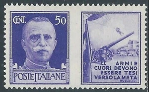 1942 REGNO PROPAGANDA DI GUERRA 50 CENT MH * - RE15-3 - Picture 1 of 1