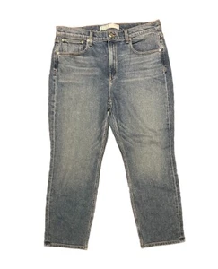 AYR Yes Yes Yes Jeans Women's Cropped Medium Wash Premium Stretch Denim 34 - Picture 1 of 10