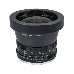 TTartisan 7.5mm F2.0 Wide Angle Fisheye Lens For Sony E Mount A6600 A6400 Camera - Picture 1 of 9