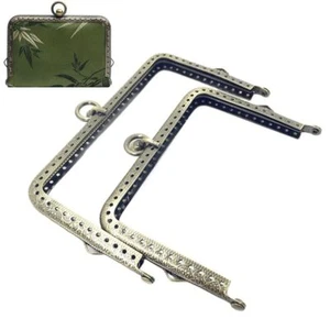 Metall Geldbeutel verschluss rahmen Tasche Kuss verschluss Taschen herstellung - Bild 1 von 16