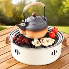 Round Korean Charcoal Stove Non-stick Outdoor Grill Stove  Hiking