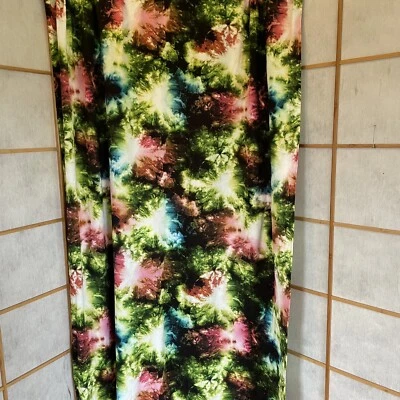 Brushed Cotton Poly Knit Fabric  4-way Stretch Tie Dye 60"x2+ yards - Image 1 of 4