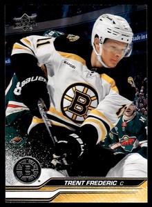 2023-24 Upper Deck Series 1 Base #12 Trent Frederic Boston Bruins