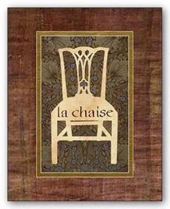 Stampa artistica La Chaise II Rolland Designs 10x8 - Foto 1 di 1