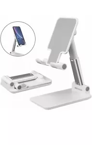 Adjustable Phone Tablet Desktop Stand Desk Holder Mount Cradle For iPhone iPad - Picture 1 of 12