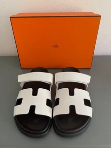 Hermès Chypre, weiß, Gr. 39,5 - NEU *** - Bild 1 von 11