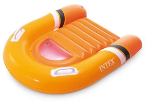 Intex 58154EP Surf Rider aufblasbarer Schwimmer 40 Zoll x 35 Zoll orange - Bild 1 von 4