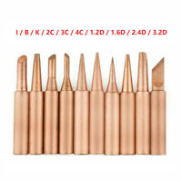 Soldering Tip Pure Copper Inner Core Electric Iron Head 900M Series Solder Tips
