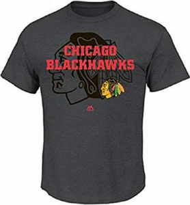 Chicago Blackhawks Herren anthrazit Wrist Shot Kurzarm T-Shirt - Bild 1 von 5