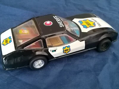 " AUTO POLIZIA IN LATTA" ROMAN JUGUETES - SPAIN ANNI 60/70 - Immagine 1 di 4