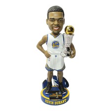 Kevin Durant Warriors 2017 NBA Champions MVP Bobblehead Brand New In Box
