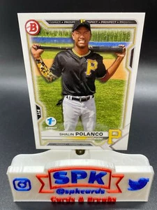 2021 Bowman Draft 1st Edition BD-176 Shalin Polanco Pittsburgh Pirates - Picture 1 of 1