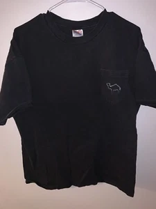 T-Shirt vintage con taschino per sigarette cammello XL (7-7) - Foto 1 di 7