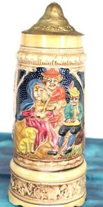 Vintage German Style Beer Stein Music Box With Lid WORKS!! - Picture 1 of 6