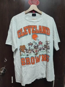 Vintage Cleveland Browns X Looney Tunes  Grey Color Shirt AN44841 - Picture 1 of 2