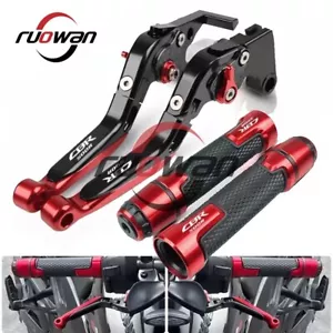 CNC Handlebar grips Brake Clutch Levers For Honda CBR500R CBR 500R 2013-2023 - Picture 1 of 18