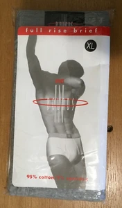 NOS In Bounds Slip Full Rise Uomo 95% Cotone XL Nuovo Non Aperto Inbounds Grigio - Foto 1 di 9