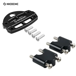 Handlebar Riser Mount Clamp & Bar Clamp w/ Key Guard For Yamaha RAPTOR 700 13-23 - Picture 1 of 10
