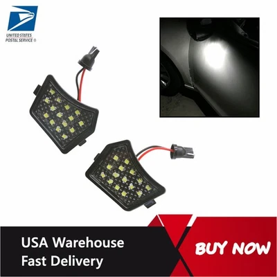 2Pcs For Jaguar XJ-Type 2010-2019 XF 2019-2021 Car Side Mirror Puddle Lights - Изображение 1 из 4