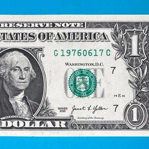 1976 June 17 (G 19760617 C) BIRTHDAY Note $1 One Dollar Bill *AU* - Picture 1 of 4