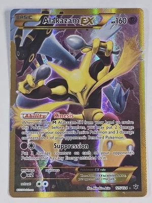 Pokémon Card TCG Alakazam EX Fates Collide 125/124 Full Art Secret Rare - MP - Image 1 of 2