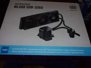NEW COOLER MASTER MasterLiquid ML360 SUB ZERO Water Cooler TEC AIO Water Cooling - Picture 1 of 4