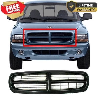For 1998-2003 Durango New Front Grille Black Fits 1997-2004 Dakota CH1200200 Foto 1 de 4