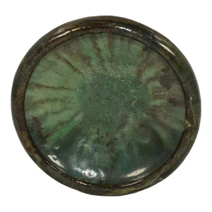 Fulper 1910-16 Vintage Arts And Crafts Pottery Green Glaze Ceramic Bowl 027 - Picture 1 of 6