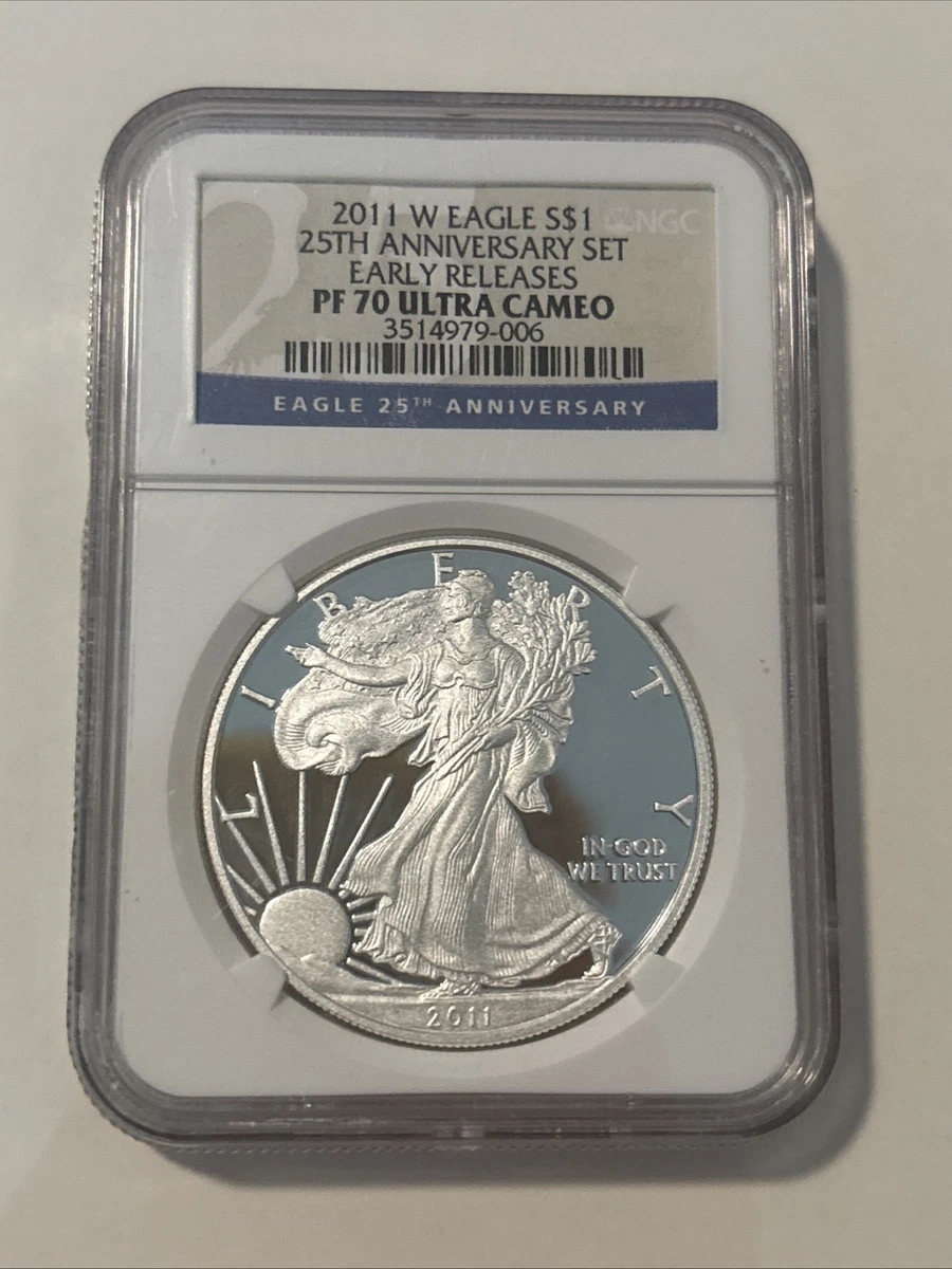 最高鑑定品】NGC PF70 ULTRA CAMEO 2011 銀貨 ケネディ 最高鑑定品