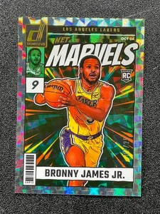 2024-25 Panini Donruss Bronny James Jr. #11 Rookie RC Net Marvels Hyper /25 - Picture 1 of 2