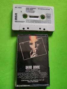 DAVID BOWIE ZIGGY STARDUST: THE MOTION PICTURE - CASSETTE TAPE UK - VG condition - Picture 1 of 4