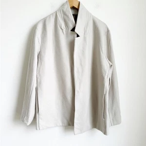 NWOT Eileen Fisher Wool Open Cardigan Blazer Jacket Ivory XL - Picture 1 of 5