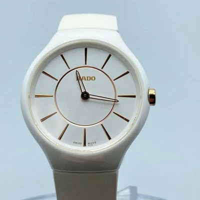 RADO True Thinline 420.0958.3 石英手表 白色表盘 陶瓷 钛 二手 — 第 1/4 张图片