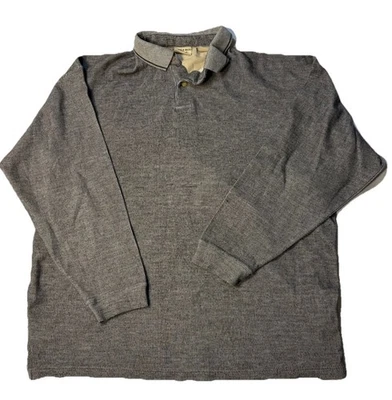 Suéter Camisa Pull Over De Colección Bugle Boy Para Hombre XL Gris Manga Larga Cuello Botón Foto 1 de 4