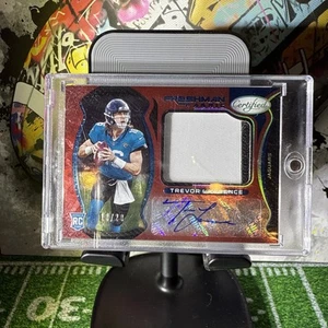 2021 Certified Freshman Fabric Red Etch /20 Trevor Lawrence Rookie Patch Auto - Picture 1 of 10