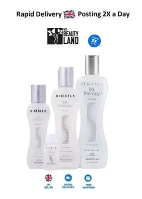 BioSilk Silk Therapy Original, Leave-in Hair Treatment *Fast Shipping* - Choose - Image 1 of 4