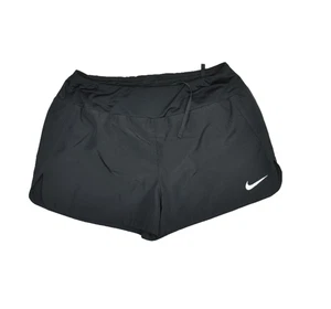 Nike Dri-FIT Damen Laufshorts schwarz normal Größe M sportlich aktiv - Bild 1 von 8